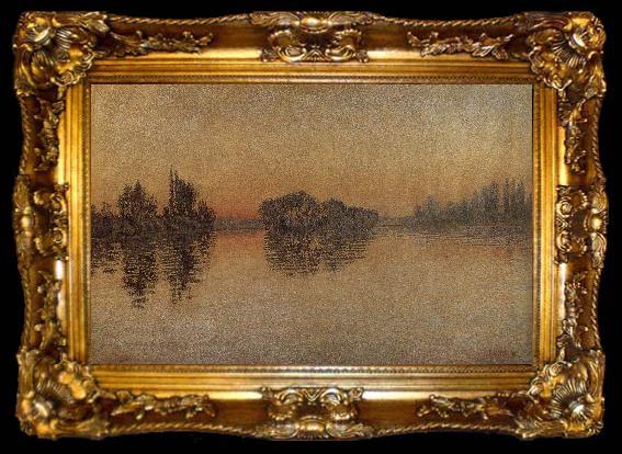 framed  Paul Signac Sunset, ta009-2